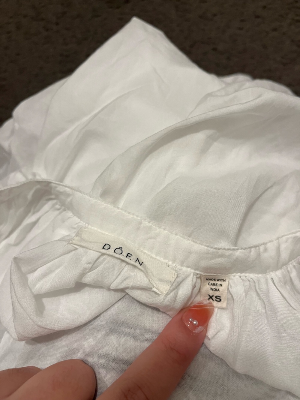 Doen June Top In Salt - Picture 5 of 9
